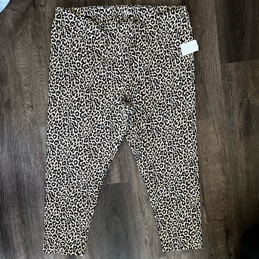 NWT J Crew Cheetah Print Cropped Leggings 🐆